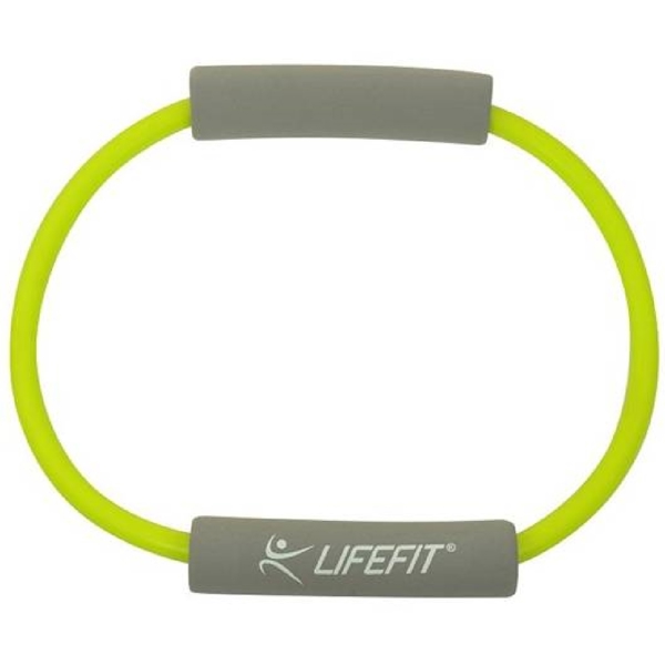 სავარჯიშო რეზინი სახელურებით Lifefit F-GUMA-11-02, Exercise Band, Green