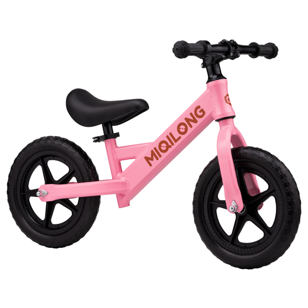 საბავშვო ბალანს ველოსიპედი Miqilong ZCY-HP12 Bigovel, 12", Children's Balance Bicycle, Pink