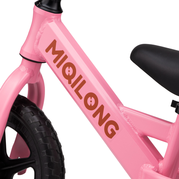 საბავშვო ბალანს ველოსიპედი Miqilong ZCY-HP12 Bigovel, 12", Children's Balance Bicycle, Pink