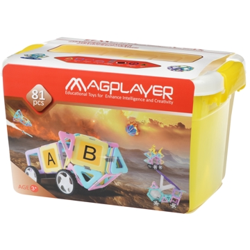 მაგნიტური კონსტრუქცია MagPlayer MPB-46, Designer Magnetic Set Box