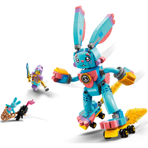 ასაწყობი კონსტრუქცია Lego 71453, Izzie and Bunchu the Bunny