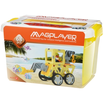 მაგნიტური კონსტრუქცია MagPlayer MPT2-68, Designer Magnetic Set Box