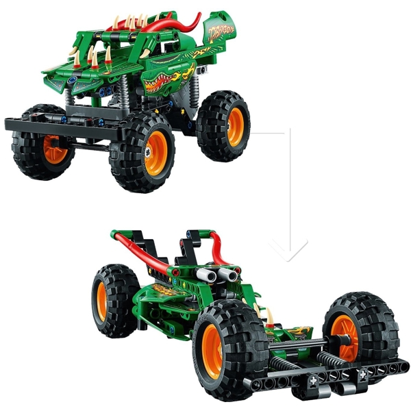 ასაწყობი კონსტრუქცია Lego 42149, Monster Jam Dragon