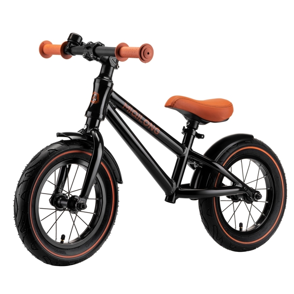 საბავშვო ბალანს ველოსიპედი Miqilong ZCY-RVA12 Bigovel, 12", Children's Balance Bicycle, Black