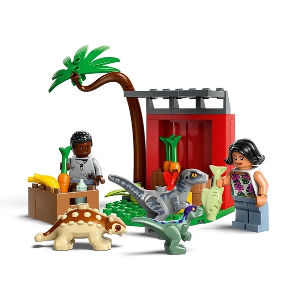 ასაწყობი კონსტრუქცია Lego 76963, Jurassic World Baby Dinosaur Rescue Center