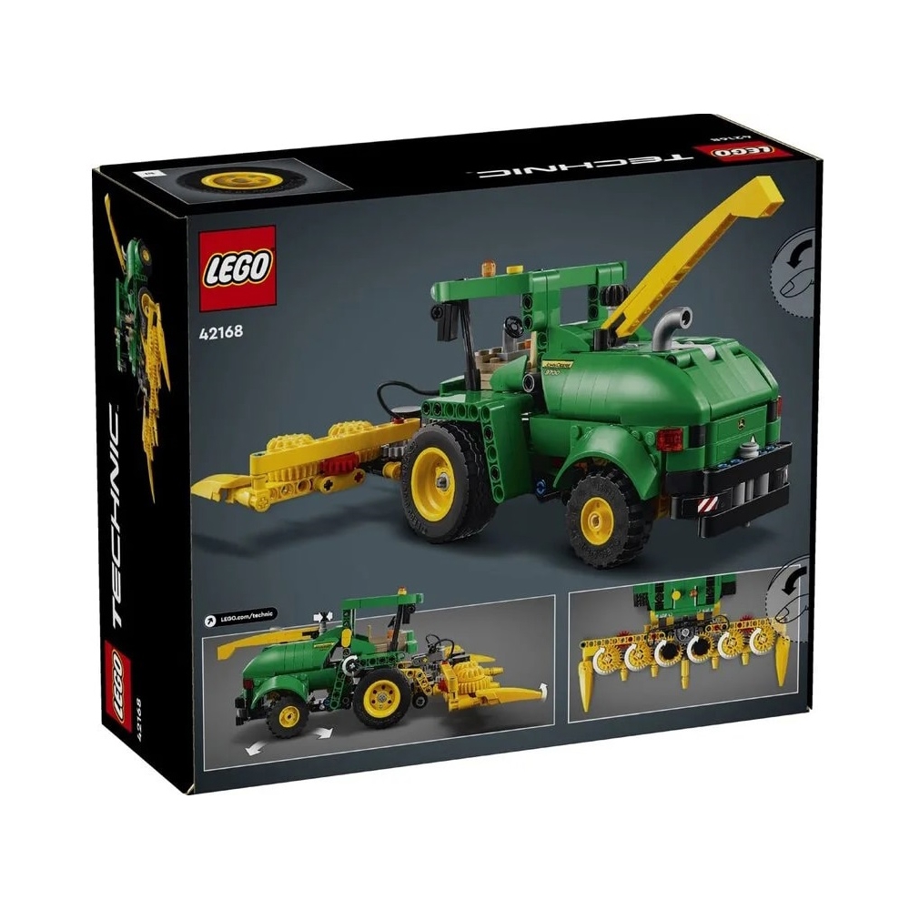 ასაწყობი კონსტრუქცია Lego 42168, John Deere 9700 forage harvester