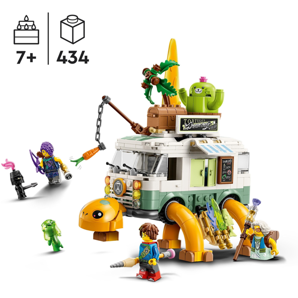 ასაწყობი კონსტრუქცია Lego 71456, DREAMZzz Mrs. Castillo's Turtle Van