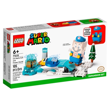 ასაწყობი კონსტრუქცია Lego 71415, Super Mario Ice Mario Suit And Frozen World Expansion Set