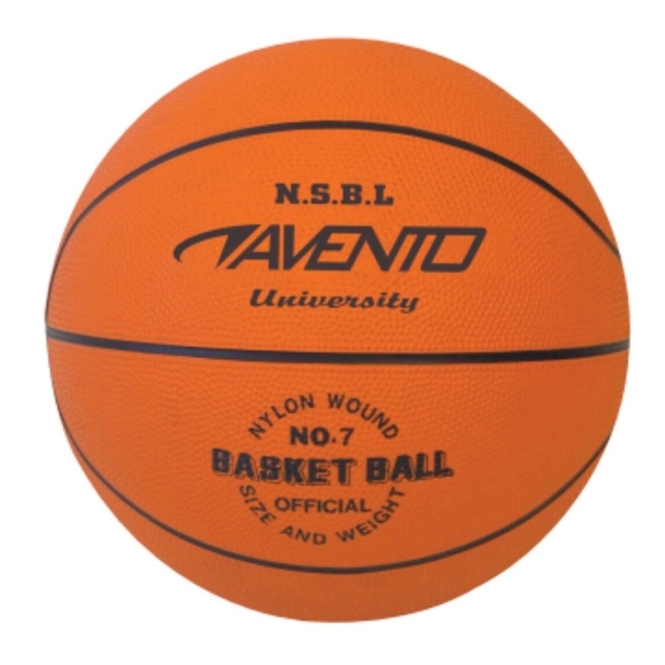 Avento 634SC47BBORA, Size 7, Basketball Ball, Orange