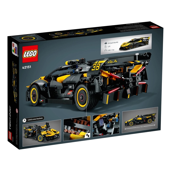 ასაწყობი კონსტრუქცია Lego 42151, Bugatti Bolide