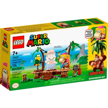 ასაწყობი კონსტრუქცია Lego 71421, Super Mario Dixie Kong's Jungle Jam Expansion Set