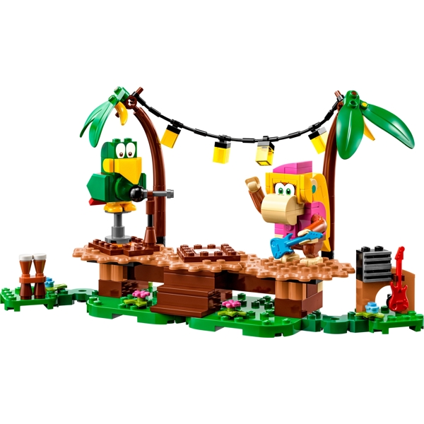 ასაწყობი კონსტრუქცია Lego 71421, Super Mario Dixie Kong's Jungle Jam Expansion Set