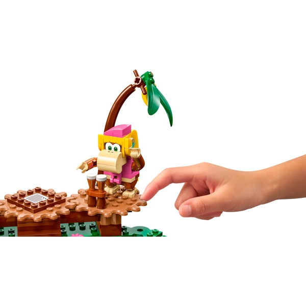 ასაწყობი კონსტრუქცია Lego 71421, Super Mario Dixie Kong's Jungle Jam Expansion Set