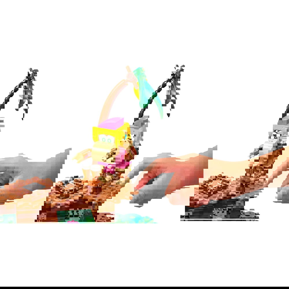 ასაწყობი კონსტრუქცია Lego 71421, Super Mario Dixie Kong's Jungle Jam Expansion Set