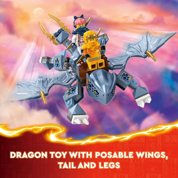 ასაწყობი კონსტრუქცია Lego 71810, Young Dragon Riyu