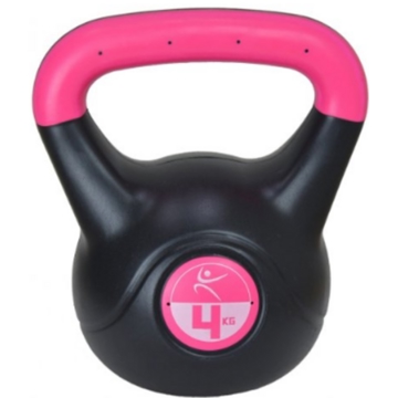 გირი Lifefit F-VIN-KETT04, 4Kg, Black/Pink