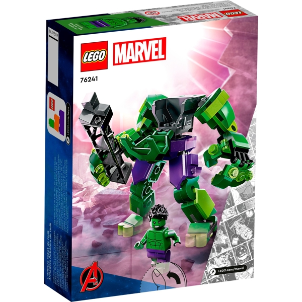 ასაწყობი კონსტრუქცია Lego 76241, Super Heroes Roboarmor Hulk