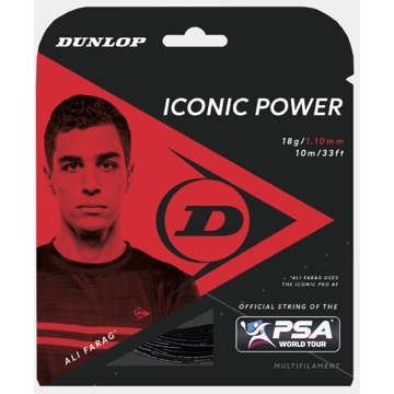 ჩოგნის ძუა Dunlop 623DN624874, 10m, Black