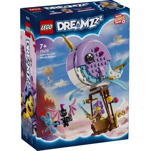 Lego 71472, DREAMZzz Balloon Izzy "Narwhal"