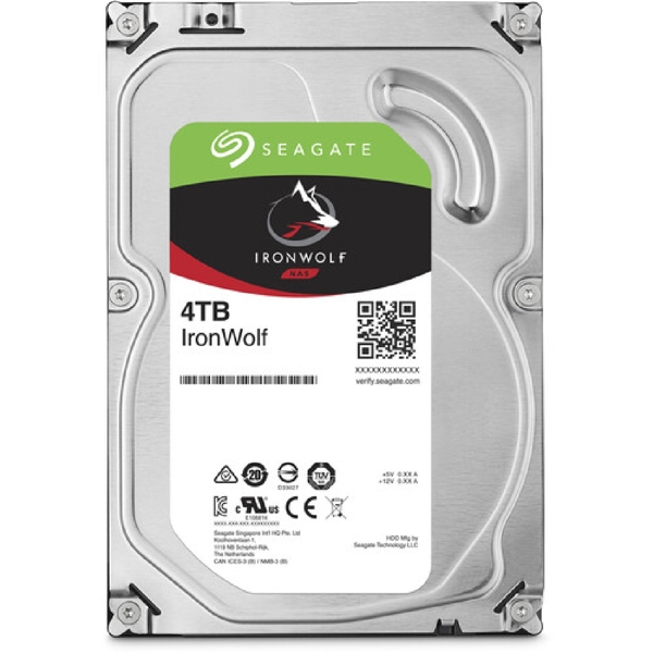 Seagate ST4000VN006 IronWolf, 4TB, 3.5", Internal Hard Drive