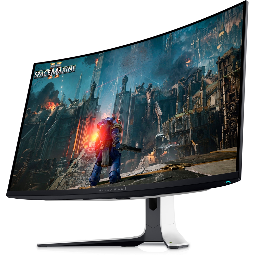 მონიტორი Dell 210-BLLV Alienware 32 AW3225QF, 32", Curved Monitor, 4K UHD, OLED, HDMI, USB, USB-C, DP, Black