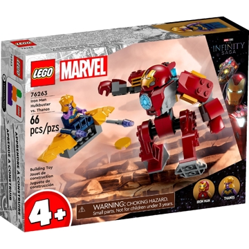 ასაწყობი კონსტრუქცია Lego 76263, Marvel Iron Man Hulkbuster Vs. Thanos