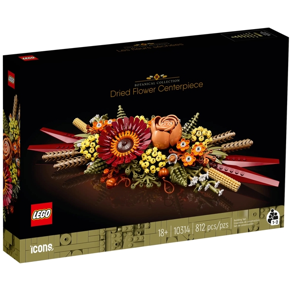 ასაწყობი კონსტრუქცია Lego 10314, Dried Flower Centerpiece