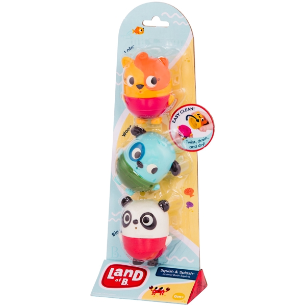 სათამაშო ნაკრები ბანაობისთვის BToys BX2302Z, Bath Squirts Set