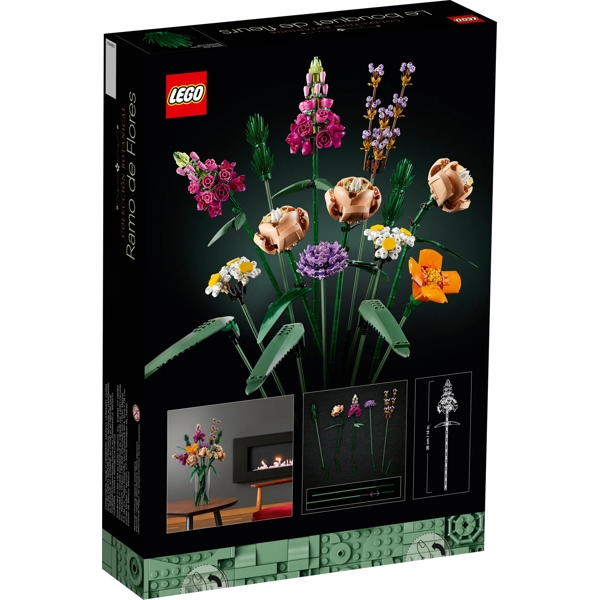 ასაწყობი კონსტრუქცია Lego 10280, Expert Flower Bouquet