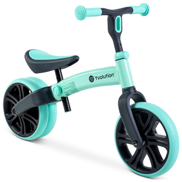 YVolution YT16G2 Bigovel Yvelo, Children's Balance Bicycle, Junior Green