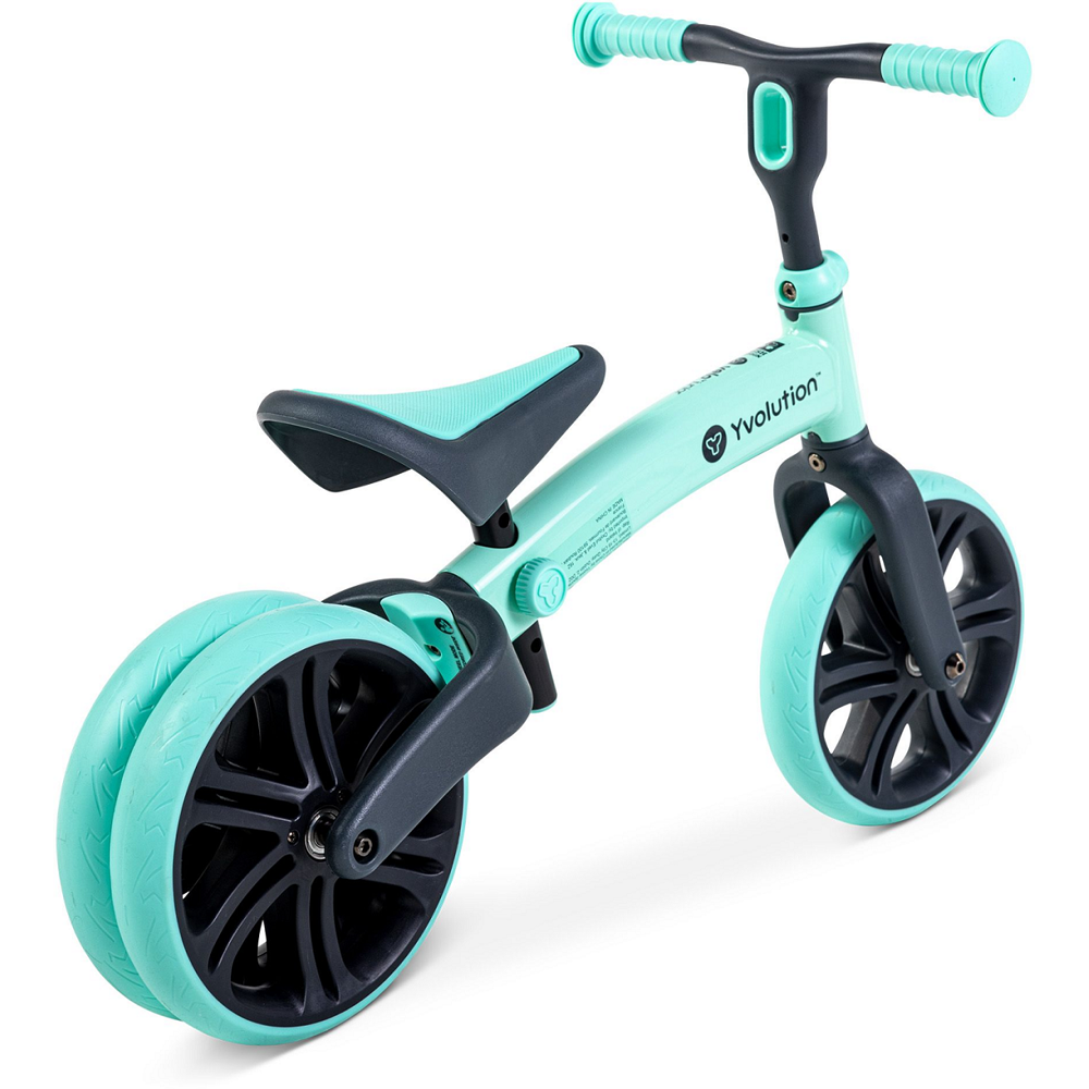 YVolution YT16G2 Bigovel Yvelo, Children's Balance Bicycle, Junior Green