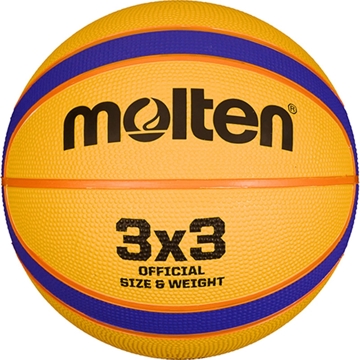 Molten 259B33T2000, Size 3x3, Basketball Ball, Yellow