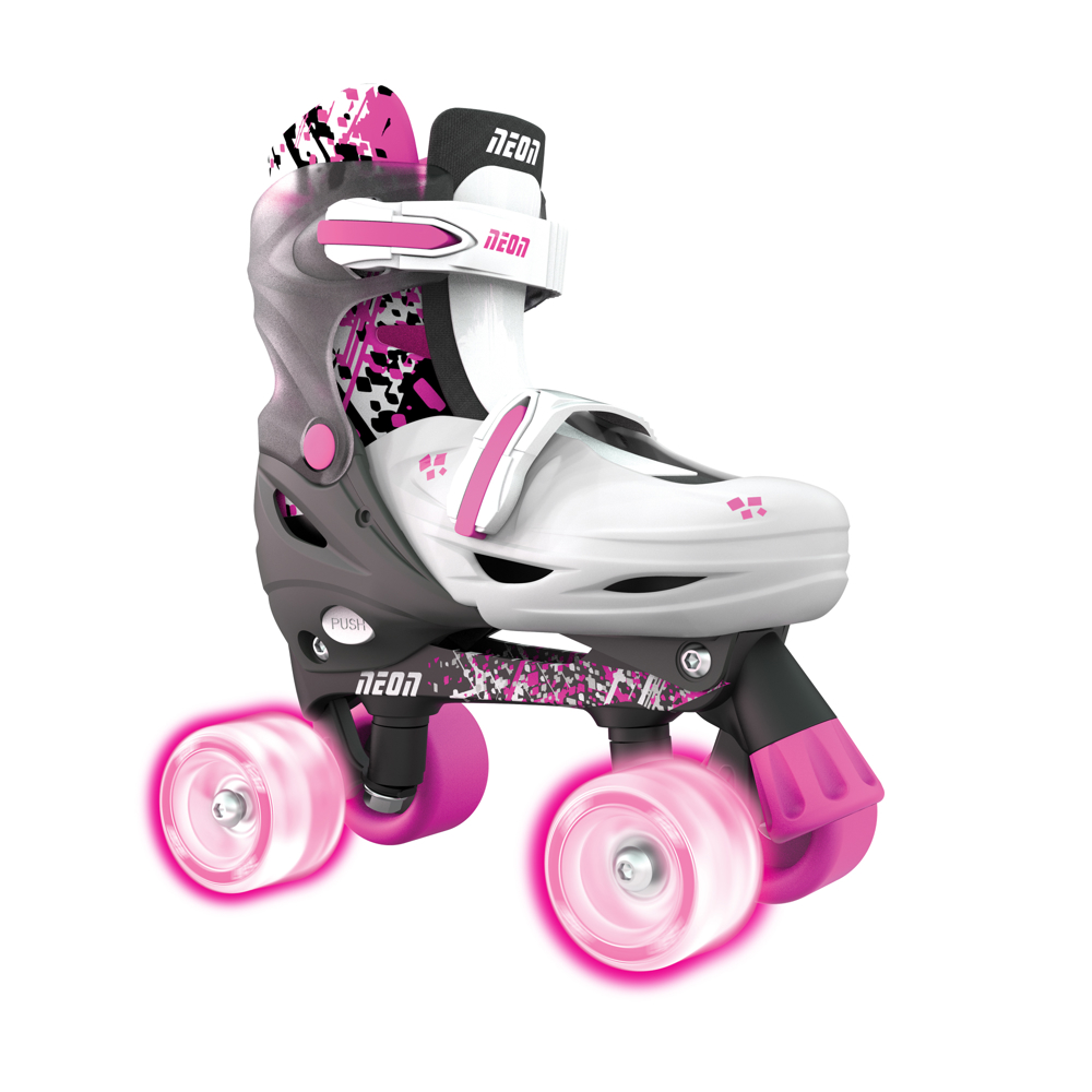 Neon NT31P4, 34-37, Roller Skates Combo, Pink