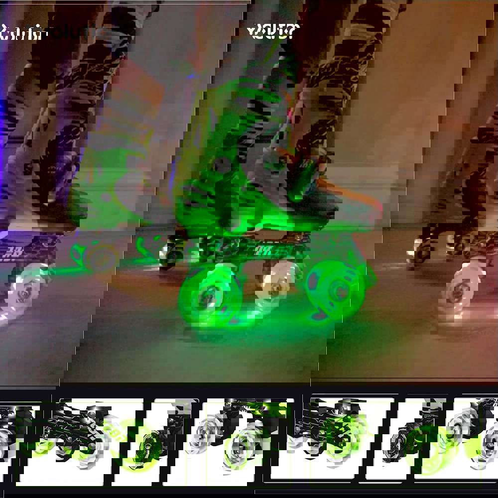 როლიკები Neon NT10G4, 34-37, Roller Skates Combo, Green