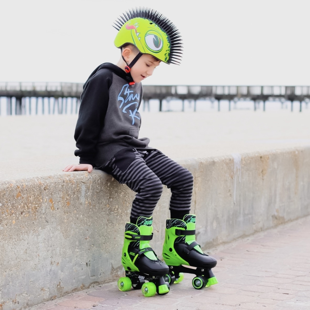 Neon NT10G4, 34-37, Roller Skates Combo, Green