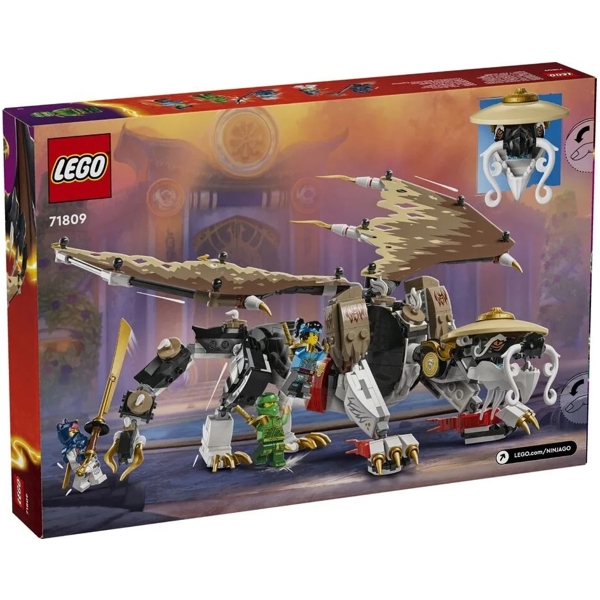 ასაწყობი კონსტრუქცია Lego 71809, NINJAGO Egalt Dragon Lord