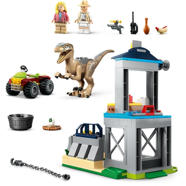 ასაწყობი კონსტრუქცია Lego 76957, Jurassic World Velociraptor Escape