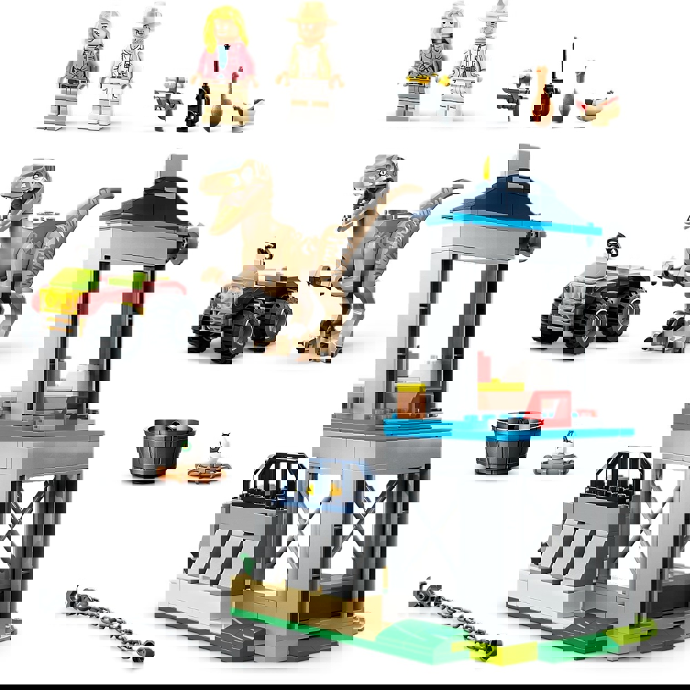 ასაწყობი კონსტრუქცია Lego 76957, Jurassic World Velociraptor Escape