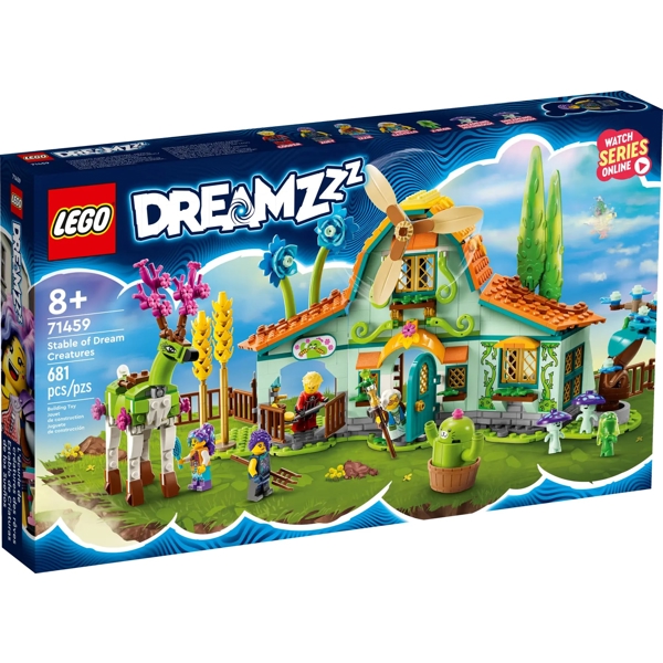 ასაწყობი კონსტრუქცია Lego 71459, DREAMZzz Stable Of Dream Creatures