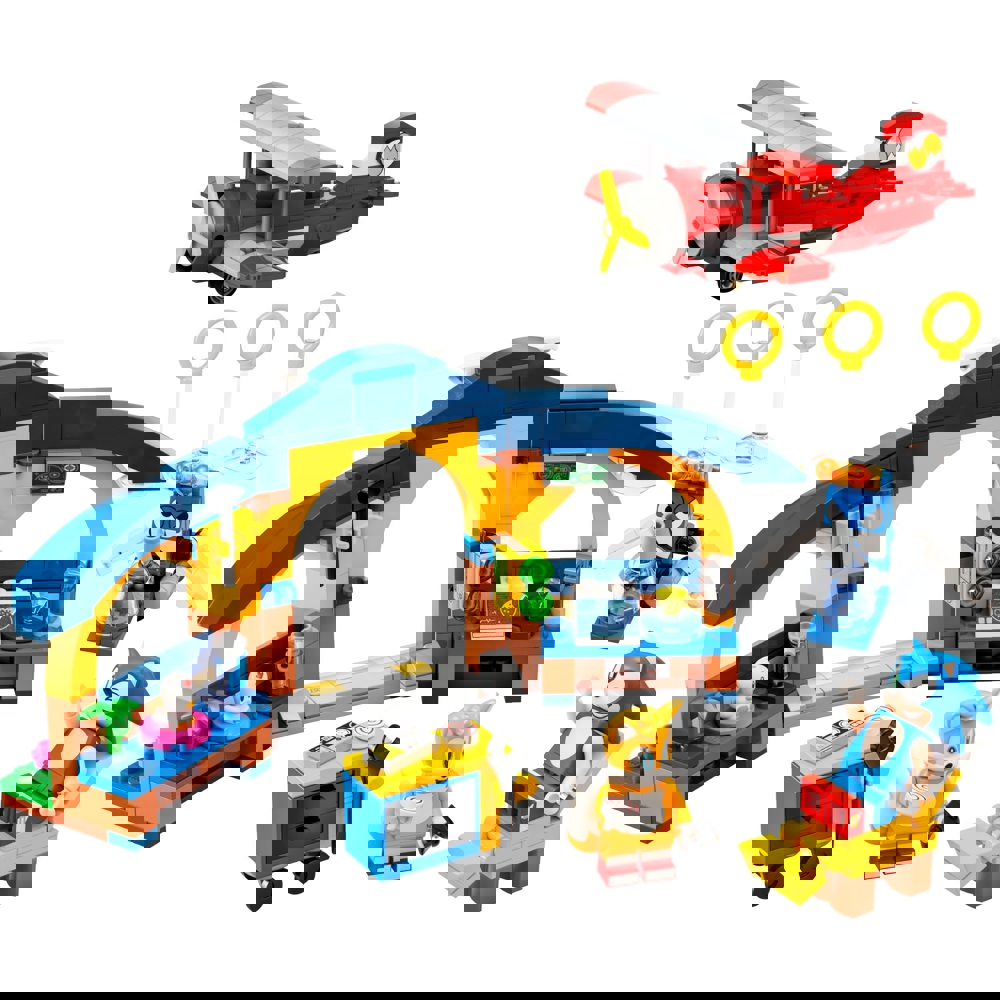 ასაწყობი კონსტრუქცია Lego 76991, Sonic The Hedgehog Tails' Workshop And Tornado Plane