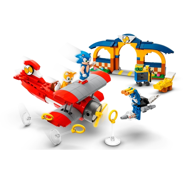 ასაწყობი კონსტრუქცია Lego 76991, Sonic The Hedgehog Tails' Workshop And Tornado Plane