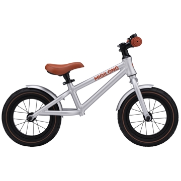 საბავშვო ბალანს ველოსიპედი Miqilong ZCY-RVA12 Bigovel, 12", Children's Balance Bicycle, Silver