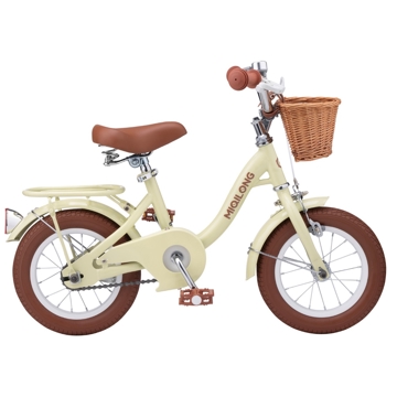 Miqilong RBB-LS12, 12", Children's Bicycle, Beige