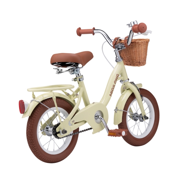 Miqilong RBB-LS12, 12", Children's Bicycle, Beige