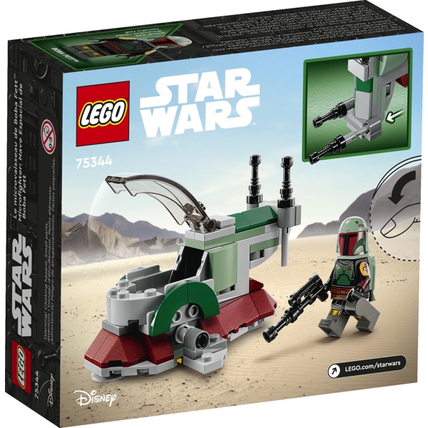 ასაწყობი კონსტრუქცია Lego 75344, Star Wars TM Boba Fett's Starship Microfighter