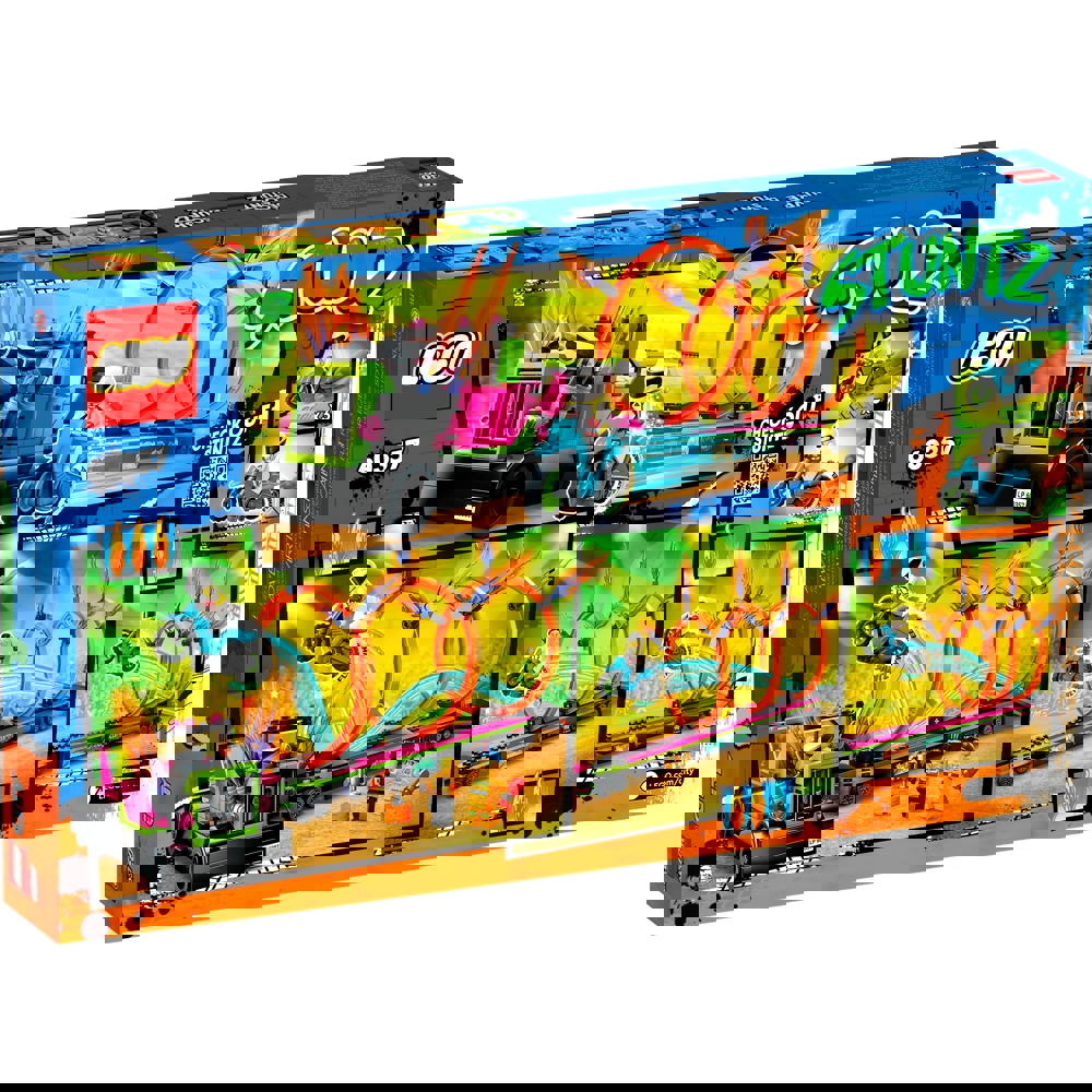 Lego 60357, Stuntz Stunt Truck & Ring of Fire Challenge