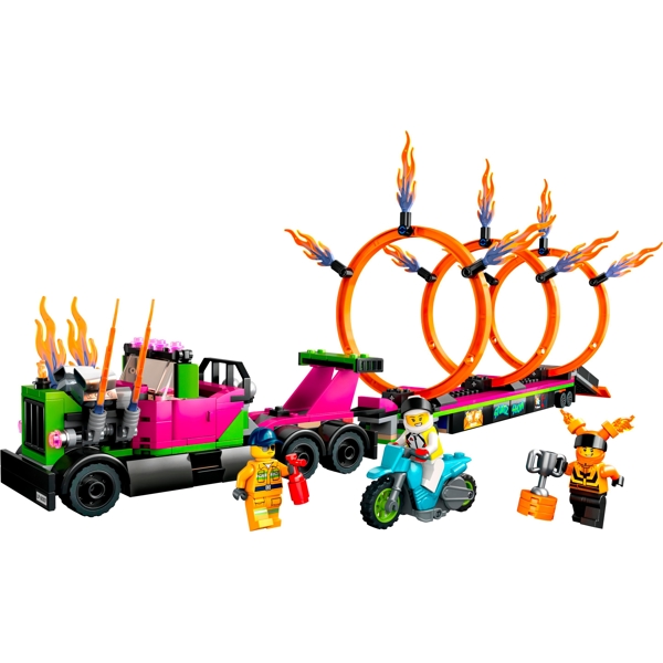 Lego 60357, Stuntz Stunt Truck & Ring of Fire Challenge