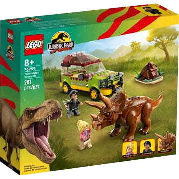 ასაწყობი კონსტრუქცია Lego 76959, Jurassic World Triceratops Research