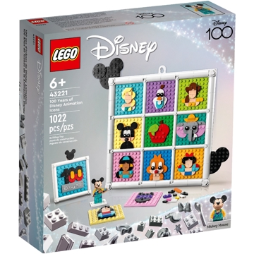 ასაწყობი კონსტრუქცია Lego 43221, 100 Years of Disney Animation Icons