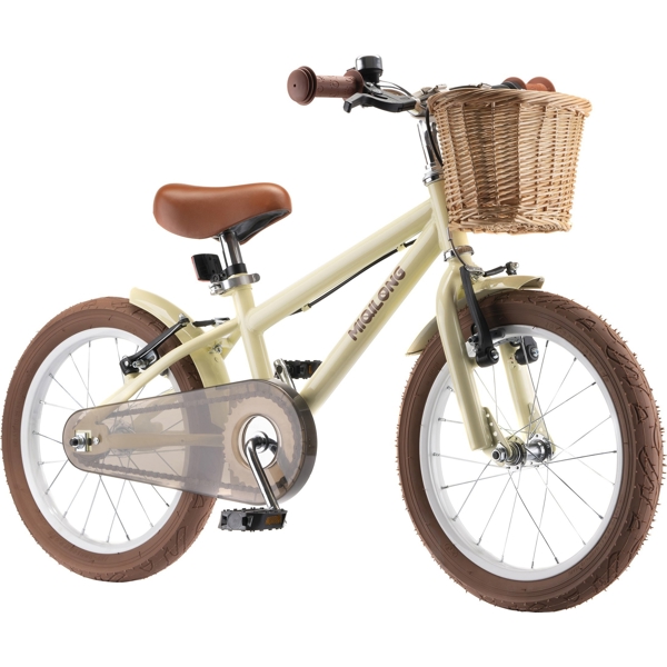 საბავშვო ველოსიპედი Miqilong ATW-RM16, 16", Children's Bicycle, Beige